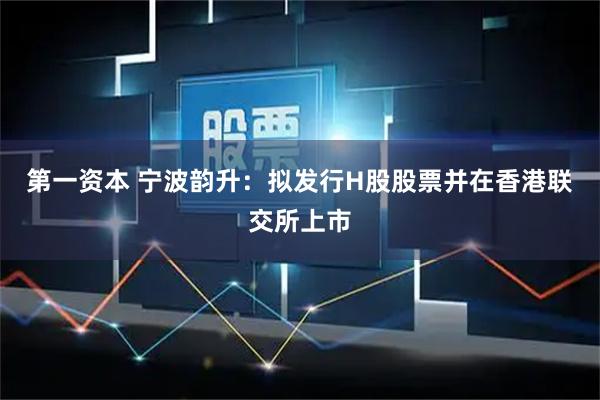 第一资本 宁波韵升：拟发行H股股票并在香港联交所上市